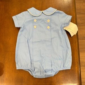 Bailey Boys Button Bubble Romper